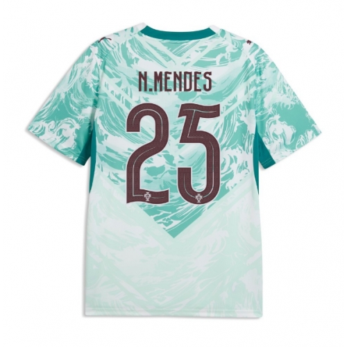 Billige Fotballdrakt Portugal Nuno Mendes #25 Replika Bortedrakt VM 2026 Kortermet Billige Fotballdrakt Portugal Nuno Mendes #25 Replika Bortedrakt VM 2026 Kortermet